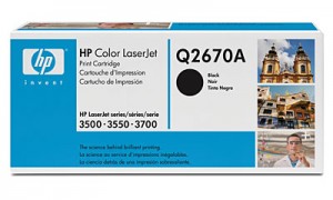 HP Q2670A № 308A картридж лазерный оригинальный черный, 6000 страниц для принтер hp color laserjet 3500, 3550, 3700