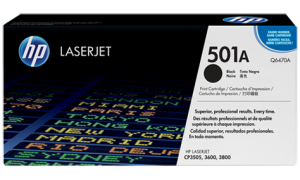 HP Q6470A № 501A картридж лазерный оригинальный черный, 6000 страниц для принтер hp color laserjet cp3505, cp3600, cp3800