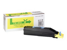 Картридж лазерный оригинальный желтый, 18000 страниц Kyocera TK-855Y для мфу kyocera taskalfa 400, 400ci, 500, 500ci